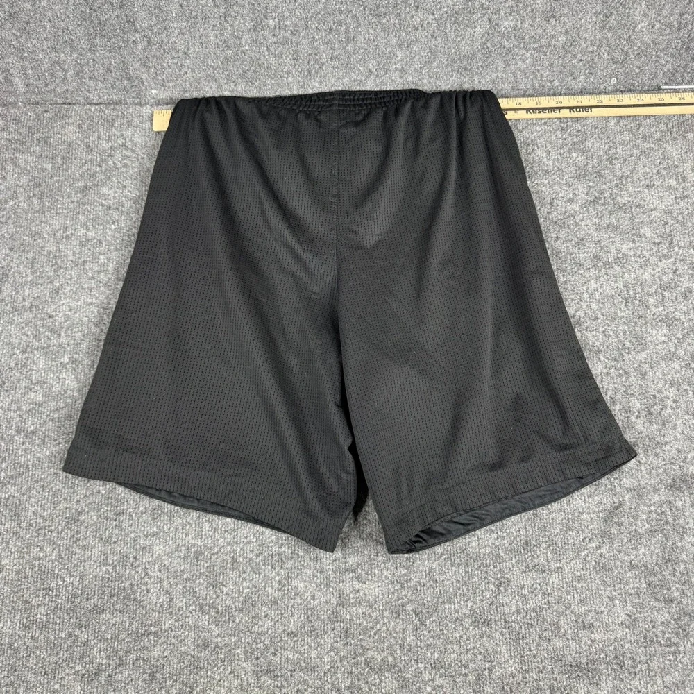 Nike Athletic Shorts Mens Size M Black Mesh Basketball Gym Breathable Pockets